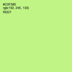 #C0F585 - Reef Color Image