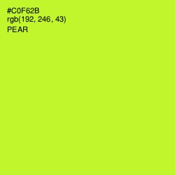 #C0F62B - Pear Color Image