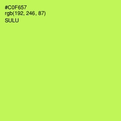 #C0F657 - Sulu Color Image