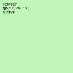 #C0F6B7 - Gossip Color Image