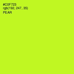 #C0F723 - Pear Color Image