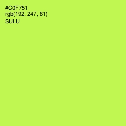 #C0F751 - Sulu Color Image