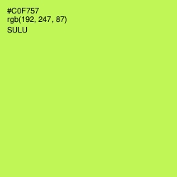 #C0F757 - Sulu Color Image