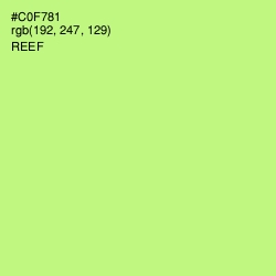 #C0F781 - Reef Color Image