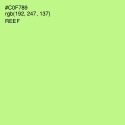 #C0F789 - Reef Color Image