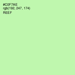 #C0F7AE - Reef Color Image