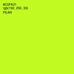 #C0FA21 - Pear Color Image