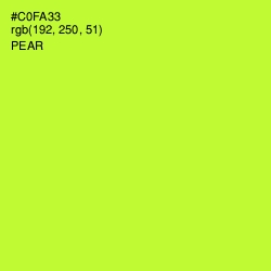 #C0FA33 - Pear Color Image