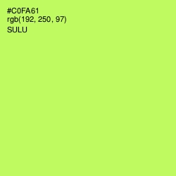 #C0FA61 - Sulu Color Image