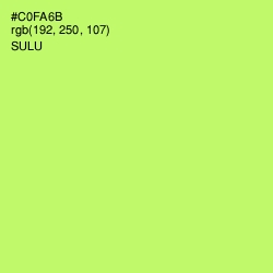 #C0FA6B - Sulu Color Image