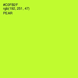 #C0FB2F - Pear Color Image