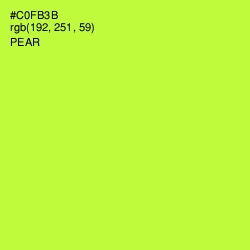 #C0FB3B - Pear Color Image