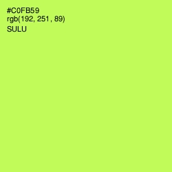 #C0FB59 - Sulu Color Image