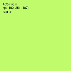 #C0FB6B - Sulu Color Image