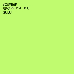 #C0FB6F - Sulu Color Image