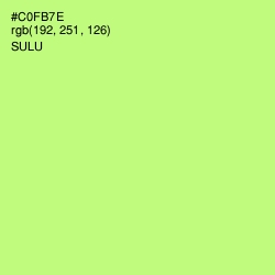 #C0FB7E - Sulu Color Image