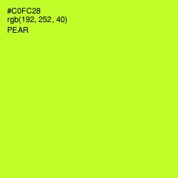 #C0FC28 - Pear Color Image