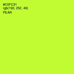 #C0FC31 - Pear Color Image
