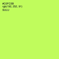 #C0FC5B - Sulu Color Image