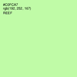 #C0FCA7 - Reef Color Image