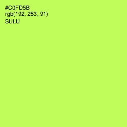 #C0FD5B - Sulu Color Image