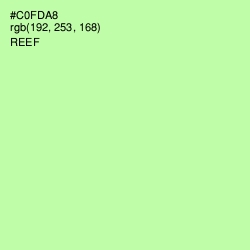 #C0FDA8 - Reef Color Image