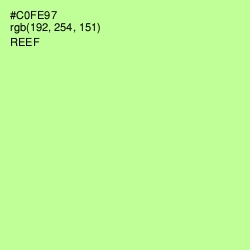 #C0FE97 - Reef Color Image