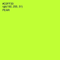 #C0FF33 - Pear Color Image