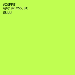 #C0FF51 - Sulu Color Image