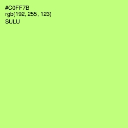 #C0FF7B - Sulu Color Image