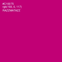 #C10075 - Razzmatazz Color Image