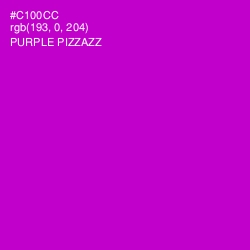 #C100CC - Purple Pizzazz Color Image