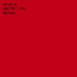 #C10118 - Monza Color Image