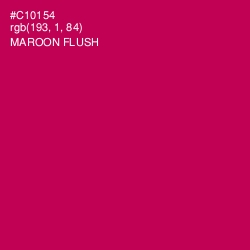 #C10154 - Maroon Flush Color Image