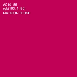 #C10155 - Maroon Flush Color Image