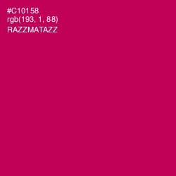 #C10158 - Razzmatazz Color Image