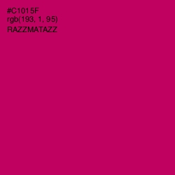 #C1015F - Razzmatazz Color Image