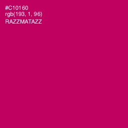 #C10160 - Razzmatazz Color Image