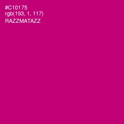 #C10175 - Razzmatazz Color Image