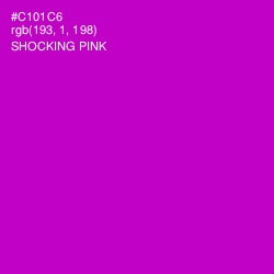 #C101C6 - Shocking Pink Color Image