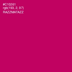 #C10261 - Razzmatazz Color Image