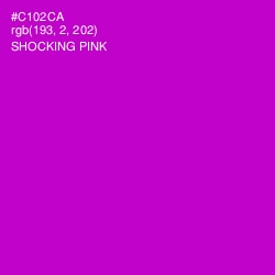 #C102CA - Shocking Pink Color Image