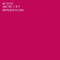 #C10757 - Maroon Flush Color Image