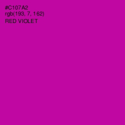 #C107A2 - Red Violet Color Image