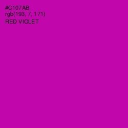 #C107AB - Red Violet Color Image