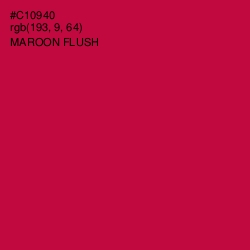 #C10940 - Maroon Flush Color Image