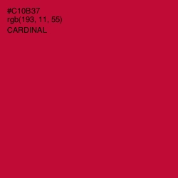 #C10B37 - Cardinal Color Image