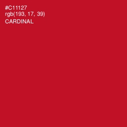 #C11127 - Cardinal Color Image
