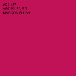 #C11157 - Maroon Flush Color Image