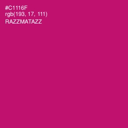 #C1116F - Razzmatazz Color Image